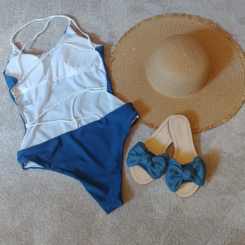 Blue Swimsuit - Picture 2 of 2